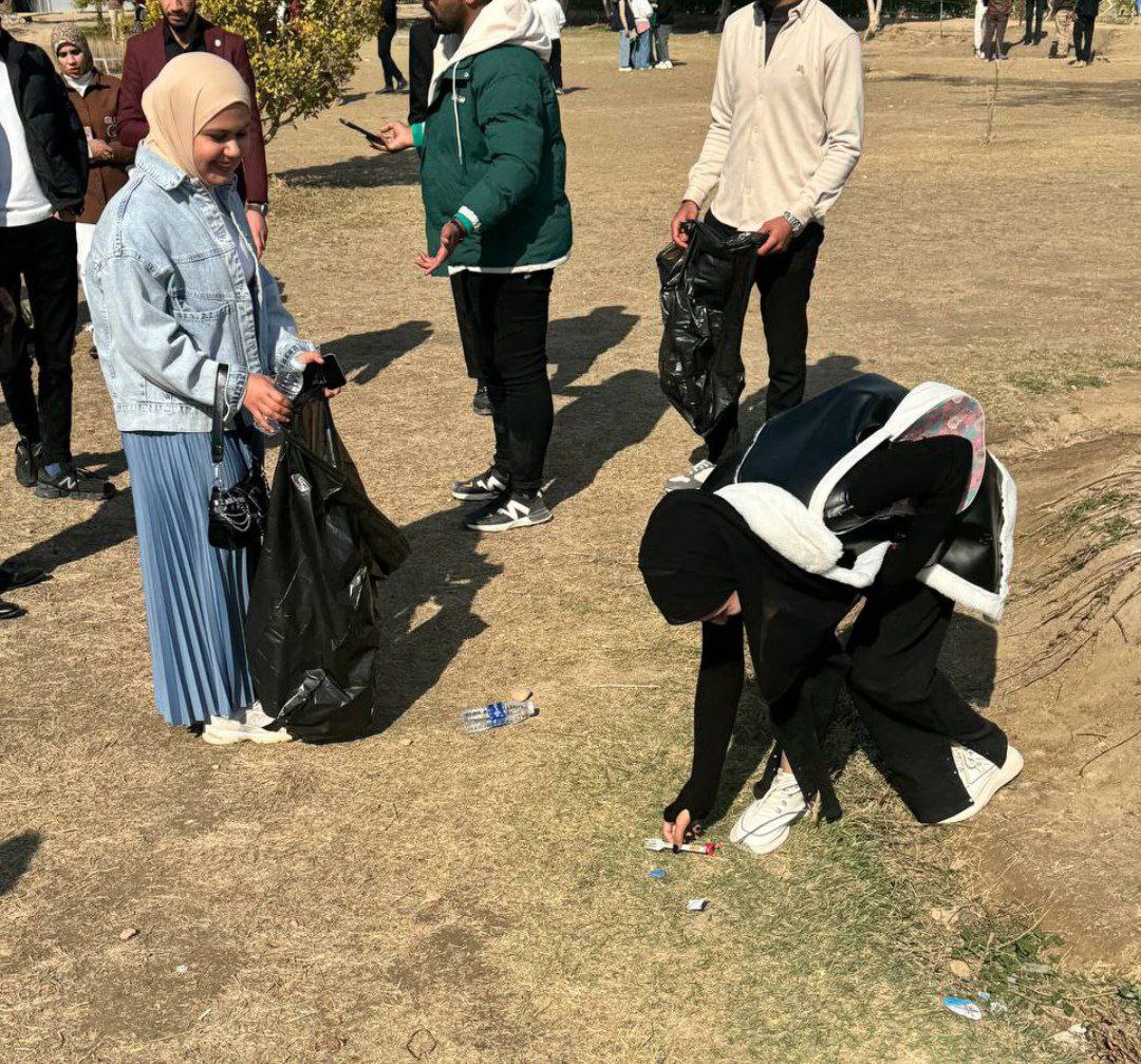 حملة تنظيف المنطقة الاثرية في محافظة بابل