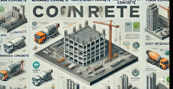 Types of Concrete and Their Uses