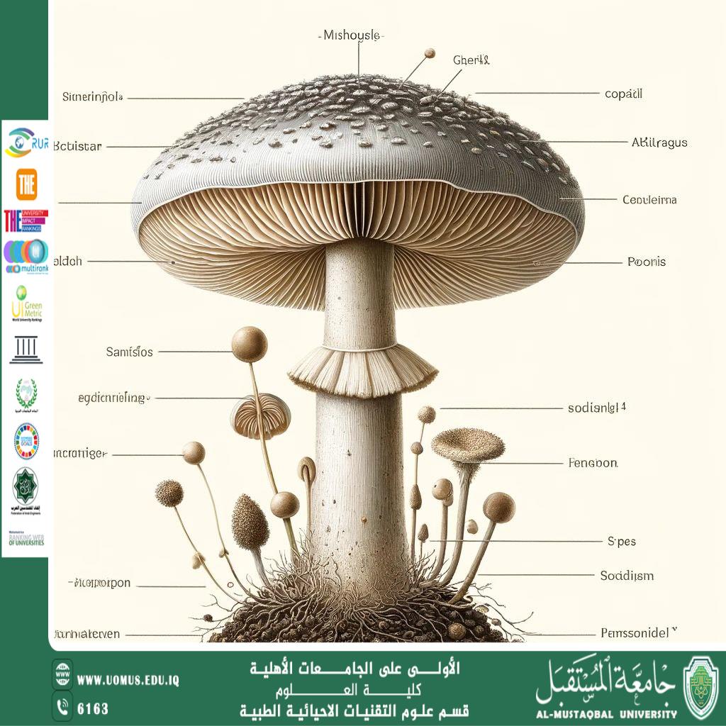 مقالة علمية للتدريسية ( م.م الاء احمد عساف ) بعنوان "" المشروم ""