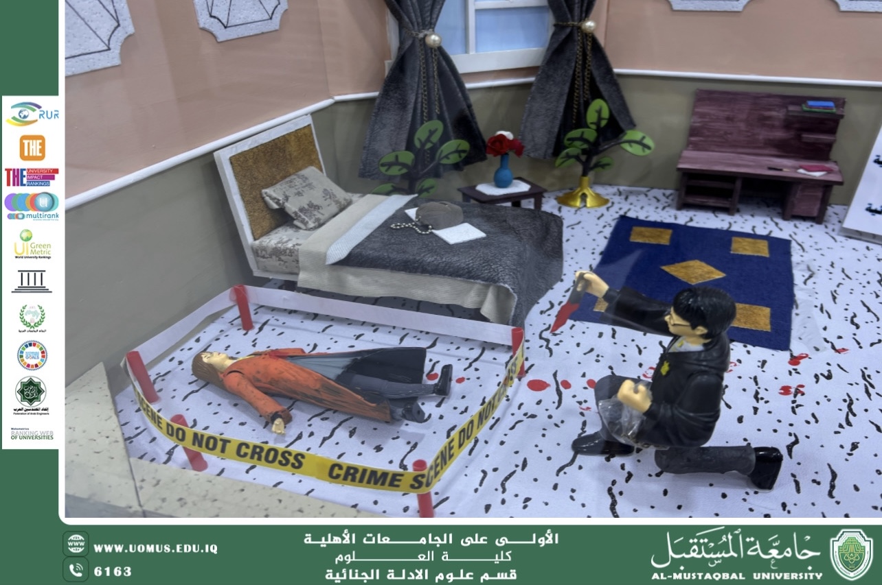 نظم سفراء الاستدامة مشروعًا لمحاكاة مسرح الجريمة لتعزيز مهارات طلبة الأدلة الجنائية في جامعة المستقبل