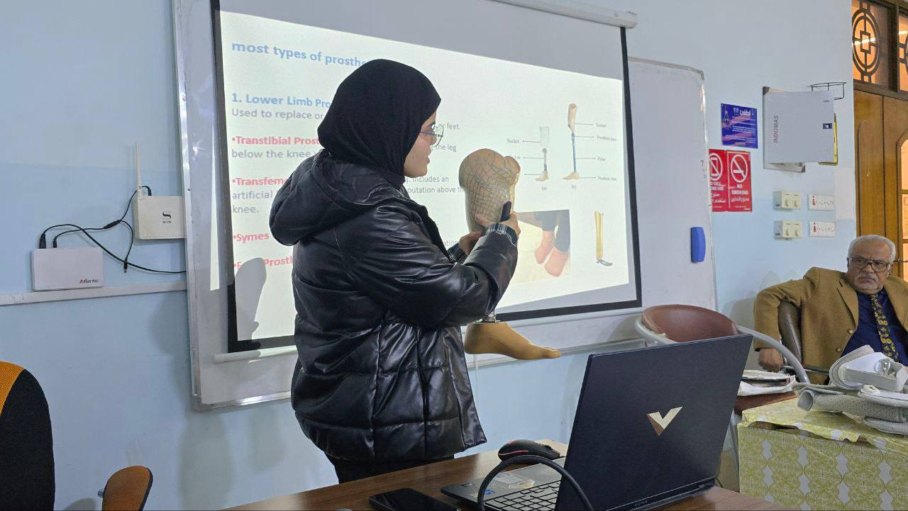 An interactive lecture titled "Foundations of Prosthetic and Orthotic Devices: Introductory Case Studies"