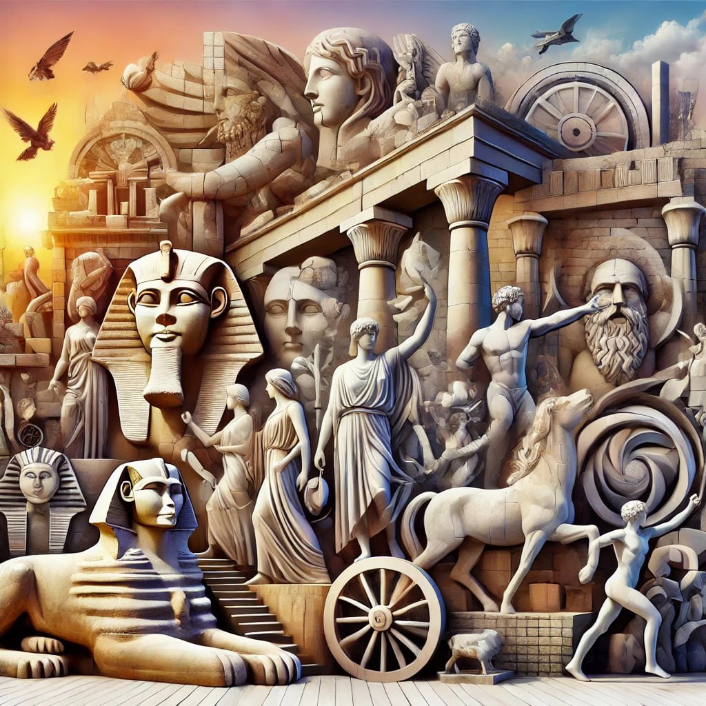 مقال بعنوان "النحت كوسيلة للتعبير عن الهوية الثقافية" للتدريسيه م.م نور علي راجي 