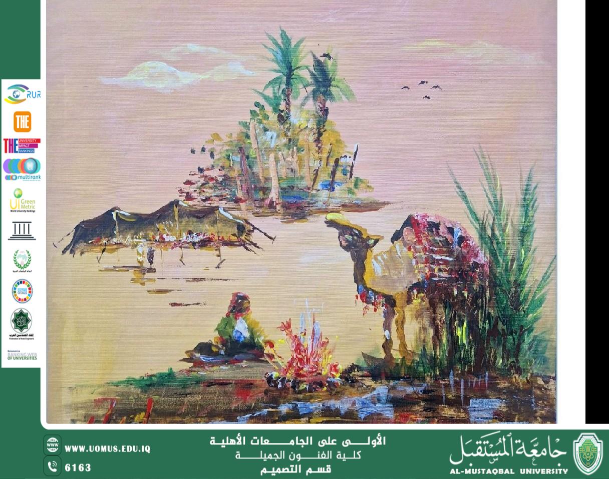 An Article " Critical Analysis of Dr. Asrar Samandar’s Artwork (Oasis of Life) " By Dr. Mustafa Sahib Abbas