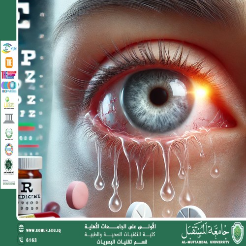 مقالة علمية للمعيدة تمارا نهاد عباس بعنوان (تأثير الأدوية على صحة العين والنظر).