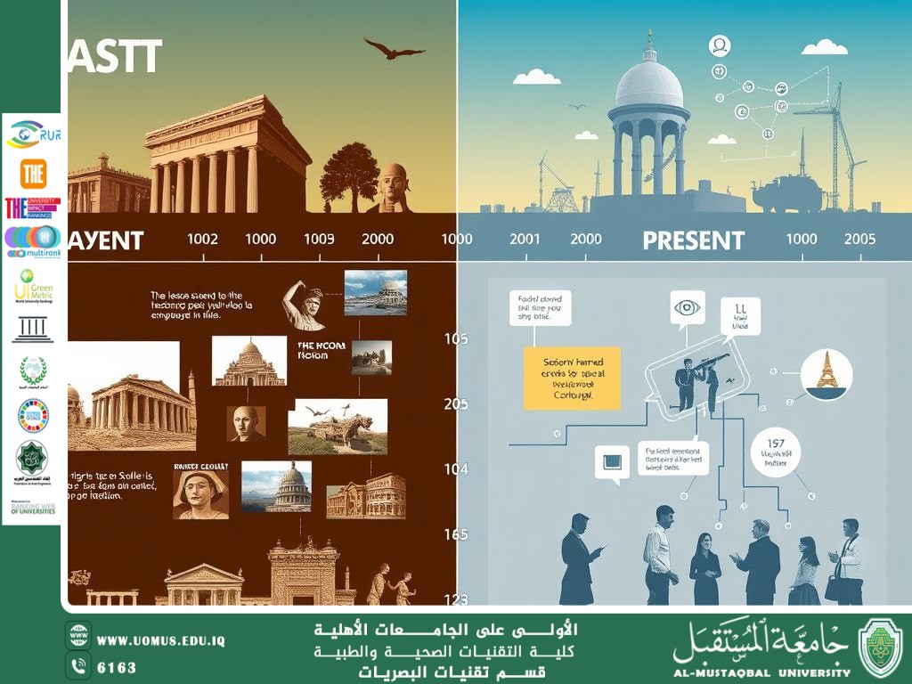 مقالة علمية للتدريسي م.م.ابراهيم سعد بعنوان(ربط الماضي بالحاضر: دروس مستفادة وتأثيرها على الحلول المعاصرة للمجتمع )