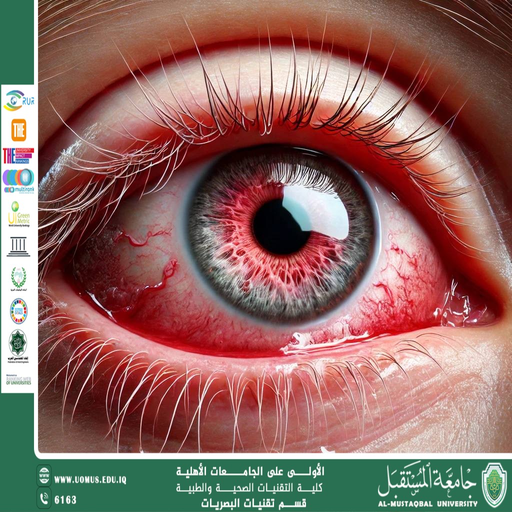 مقالة علمية للتدريسي م.م. علي هادي معيدي بعنوان(أسباب حساسية العين وكيفية الوقاية منها)