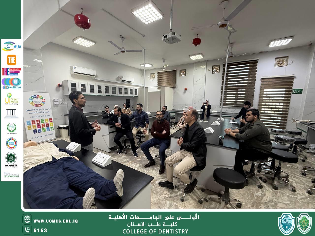 جانب من اليوم الاول  لورشة التدريبية للإسعافات الأولية