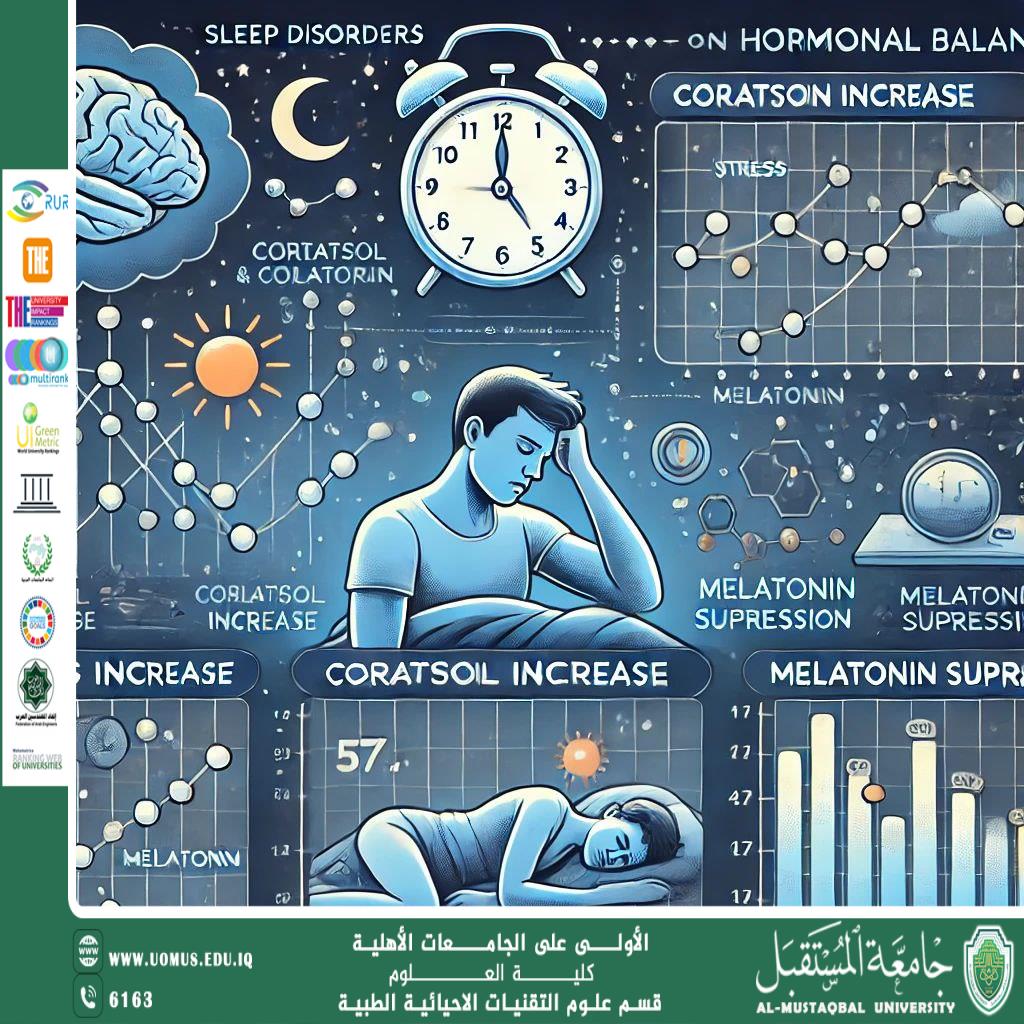 مقاله علمية للمعيدة ( مدلولة مؤيد فايق) بعنوان""اضطرابات النوم والاختلالات الهرمونية""