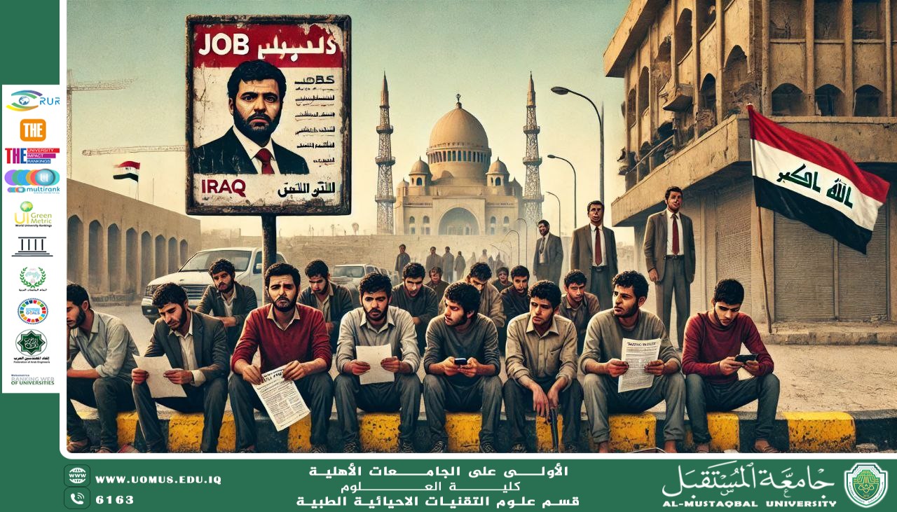 مقالة علمية للمعيدة ( مدلولة مؤيد فايق ) بعنوان " البطالة في العراق "