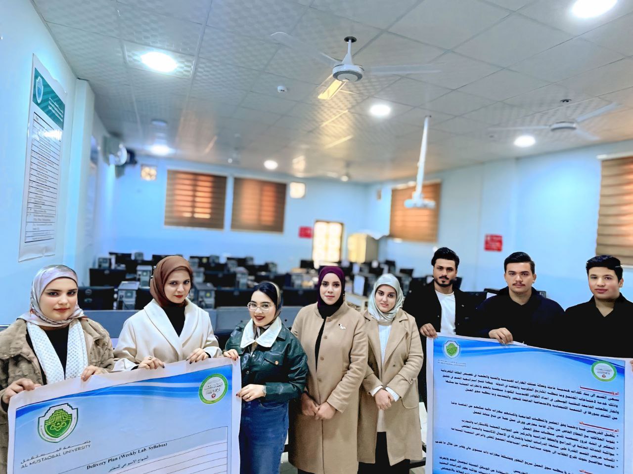 طلبة المرحلة الثانية في قسم تقنيات الأجهزة الطبية ينظمون نشاطًا علميًا حول المستشعرات الطبية