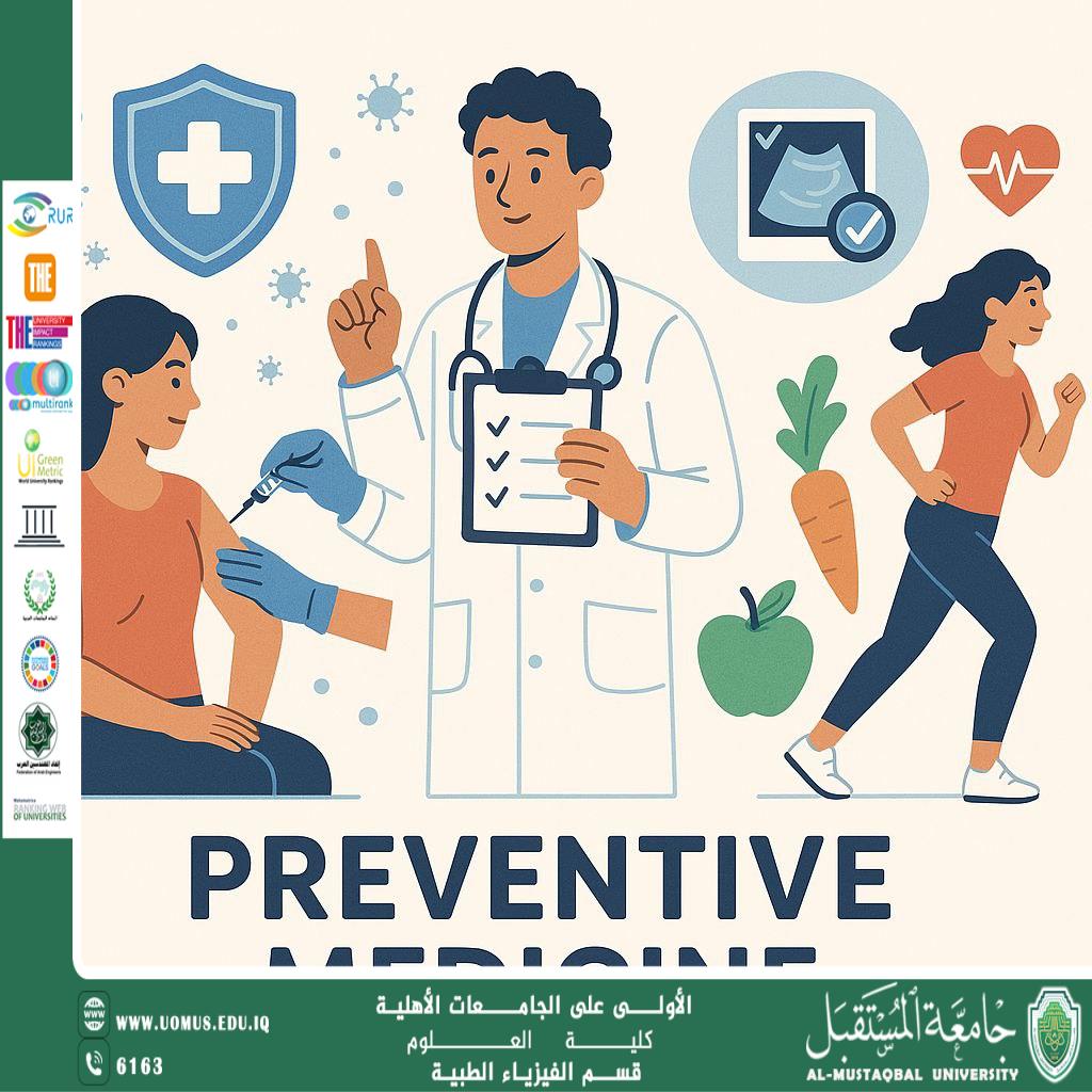 A scientific article by the teaching assistant (Mohamed Gamal) entitled “Preventive Medicine: The Basis of Sustainable Health”