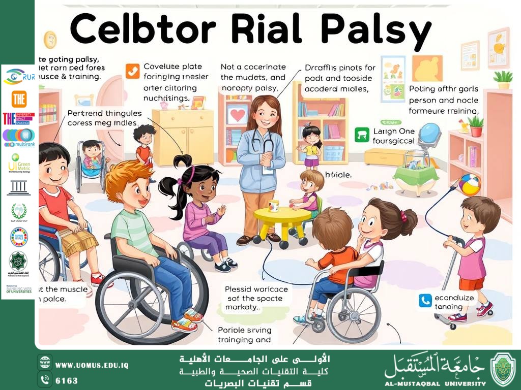 مقالة علمية للمعيدة حنين حيدر حسين بعنوان (الشلل الدماغي).