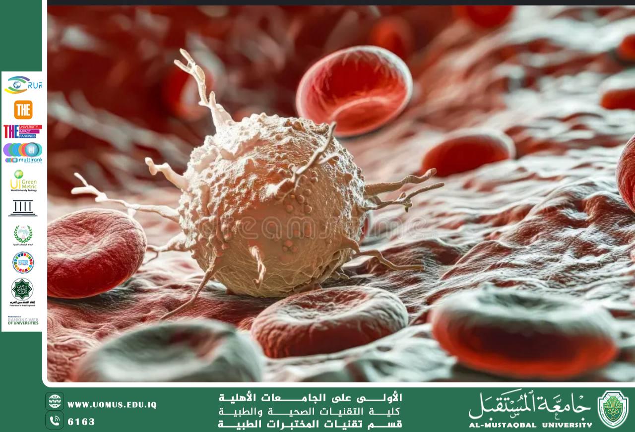 مقالة علمية للسيدة دعاء فاضل كاظم بعنوان ارتفاع خلايا الدم البيضاء في الجسم 