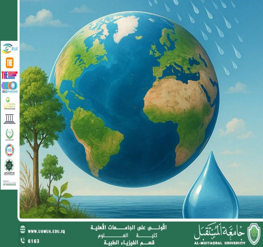 A scientific article by the lecturer (Assistant Lecturer Muhammad Ali Hussein) entitled “Water: The Magic Element of Life”