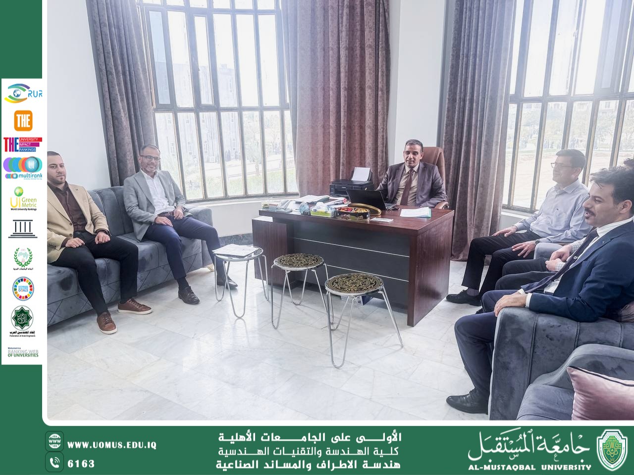 A Coordination Visit to the Department of Prosthetics and Orthotics Engineering at the College of Engineering – University of Karbala