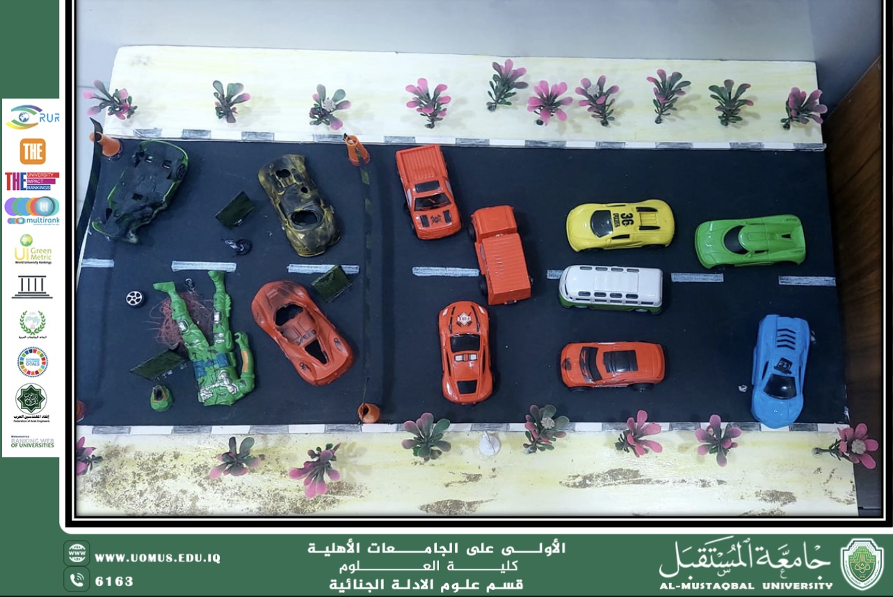 نظم سفراء الاستدامة في قسم الأدلة الجنائية معرضاً توعوياً إبداعياً يربط بين مفاهيم العدالة والاستدامة