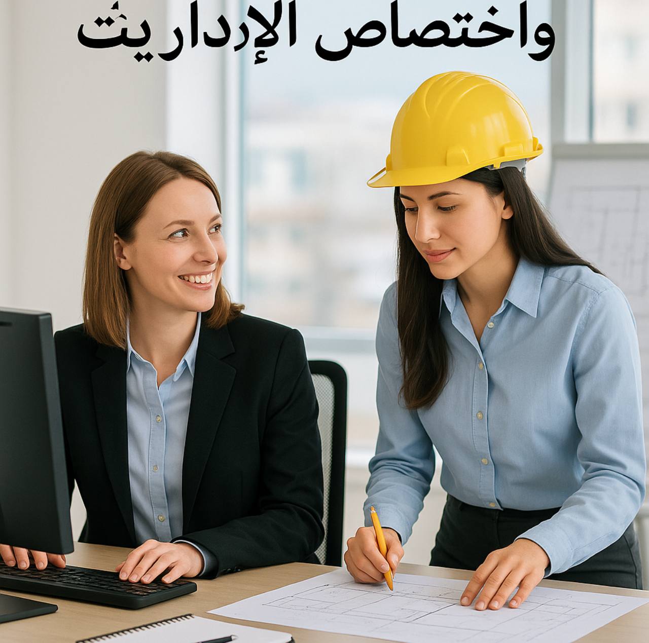 العلاقة بين عمل الإداريات واختصاص الهندسة