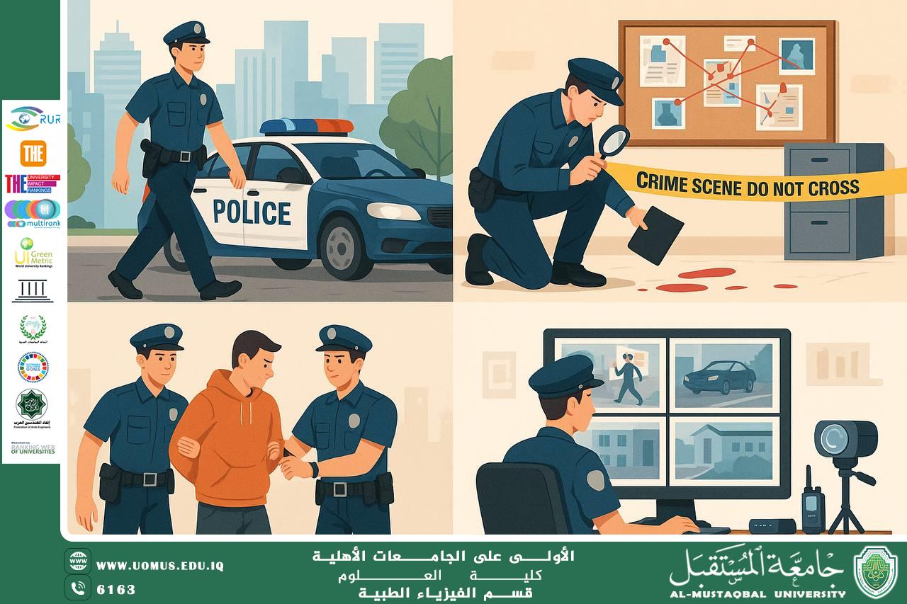 A scientific article by the lecturer (Assistant Lecturer Sakina Talib Khair Allah) entitled "The Role of the Police in Combating Crime"