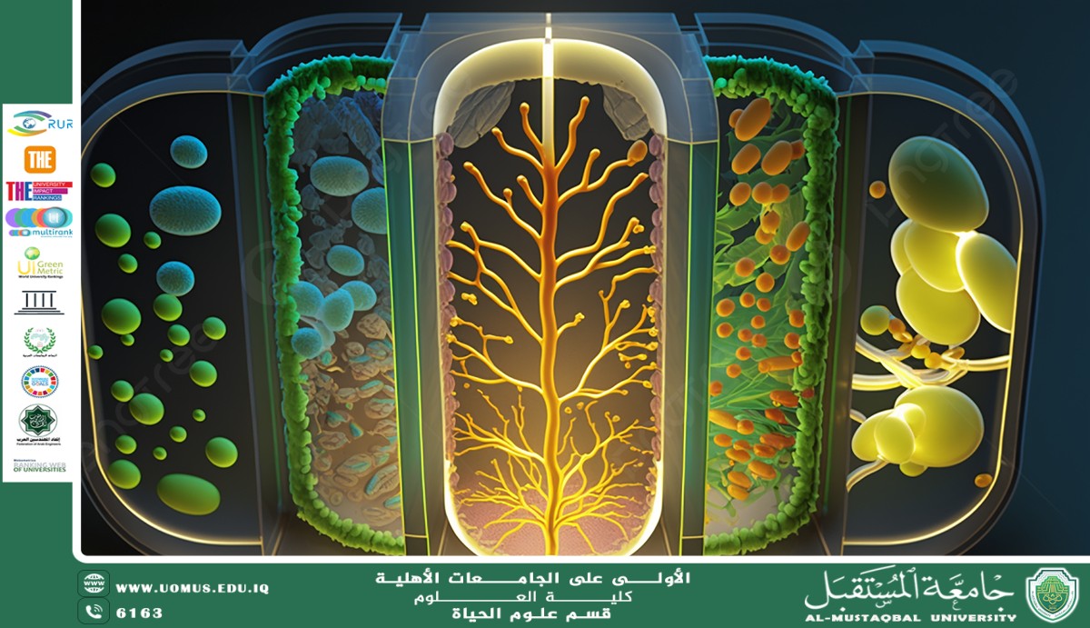 مقالة علمية للانسة نور الهدى عزمي حسن بعنوان " العلاقات التكافلية بين النباتات والكائنات الحية الدقيقة"