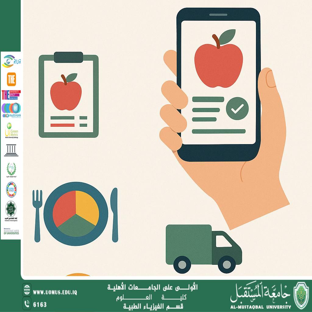 A scientific article by the teaching assistant (Maryam Reda Al-Sharaa) entitled “How do smartphone applications change our eating habits?”