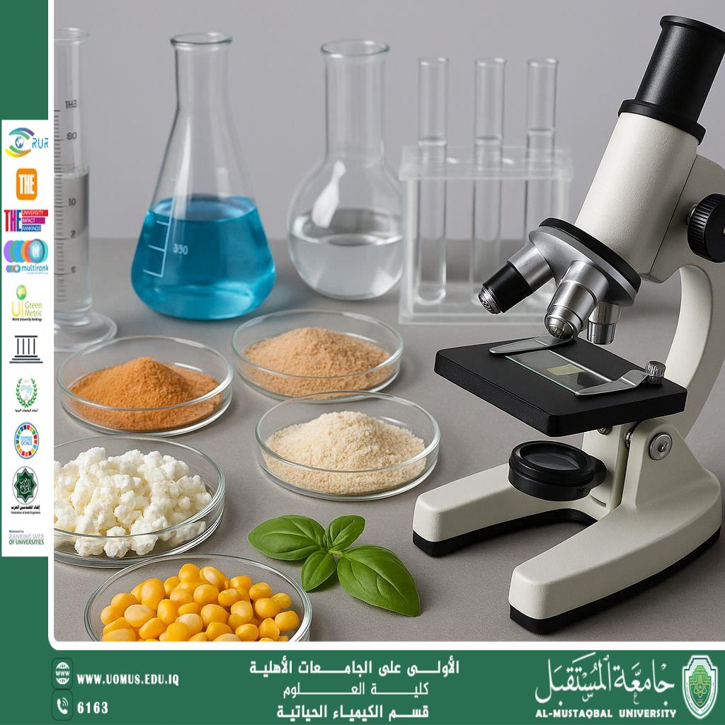 مقالة علمية للتدريسي م.م احمد محمد يوسف بعنوان"الكيمياء التحليلية ودورها في الصناعات الغذائية
