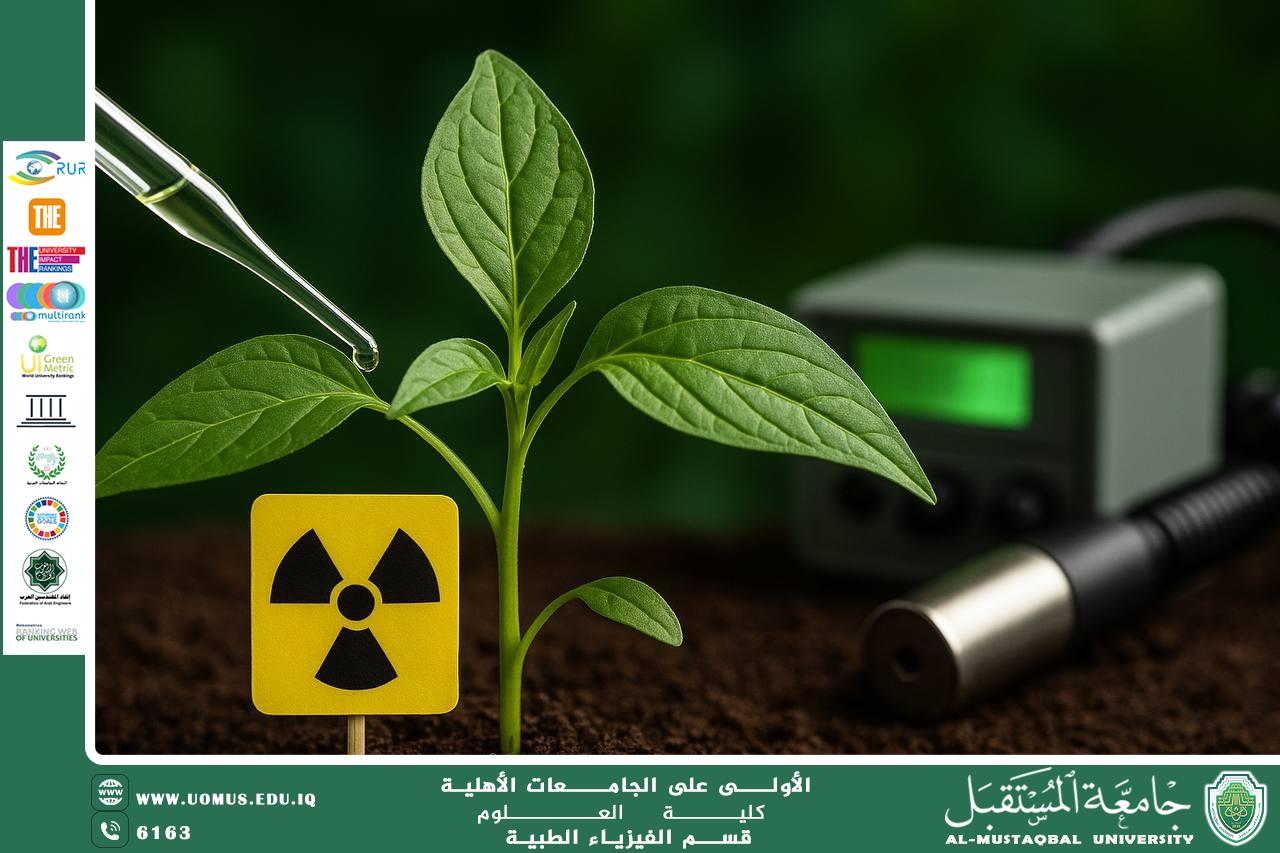 A scientific article by the administrator (Nour Issa) entitled “Using radioactive isotopes to track the absorption of nutrients in plants”