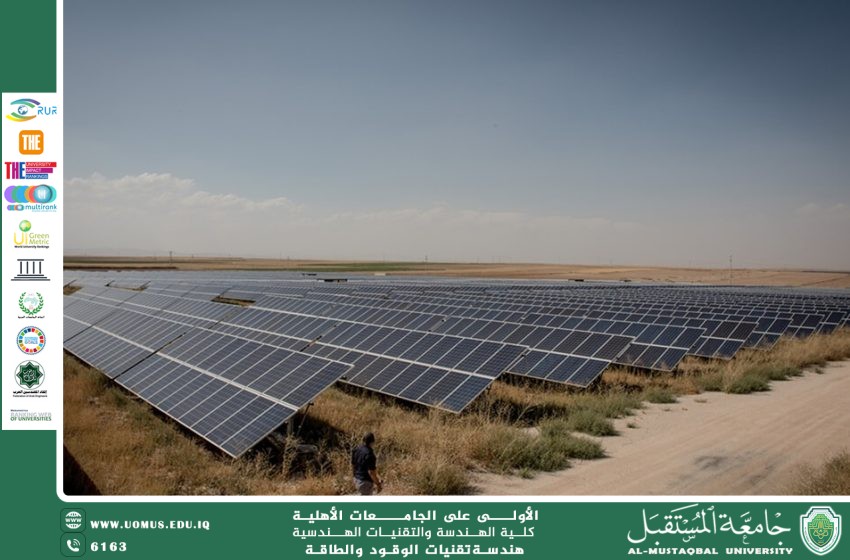 Solar Energy for Electricity Generation in Baghdad, Iraq