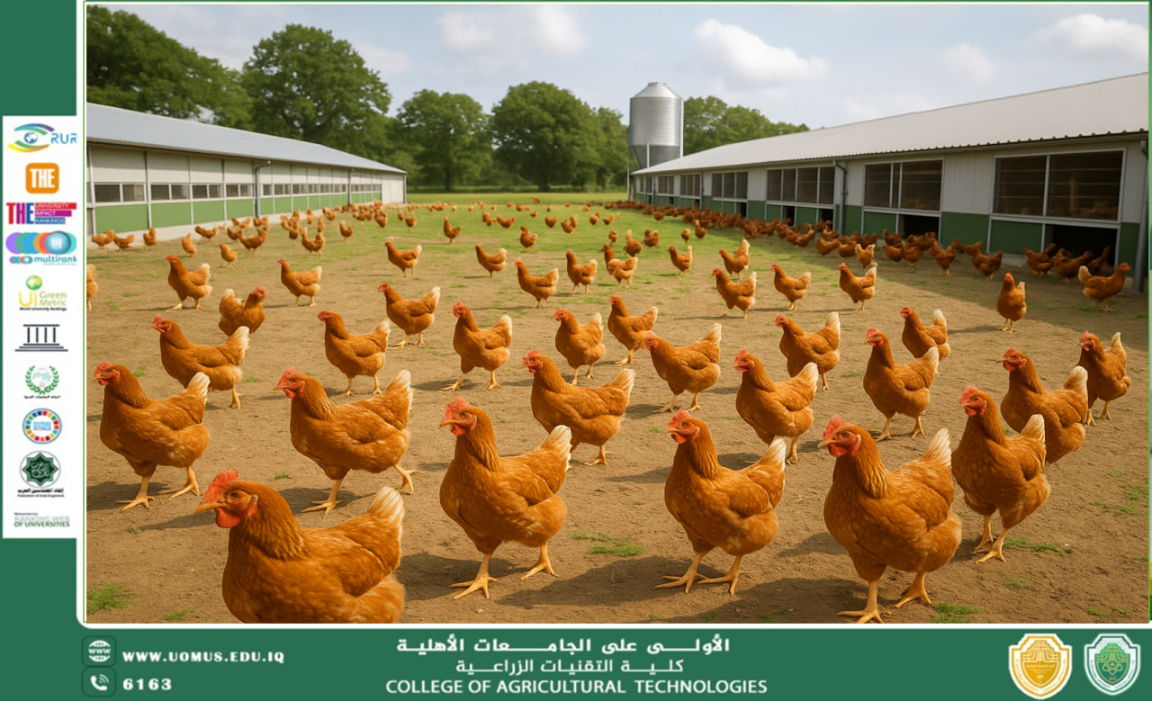 مقالة علمية لمدرس المساعد رتاج عقيل داود كريم الجنابي بعنوان المساكن المستدامة للدواجن: نحو إنتاج حيواني صديق للبيئة  -قسم تقنيات الإنتاج الحيواني – كلية التقنيات الزراعة - جامعة المستقبل 