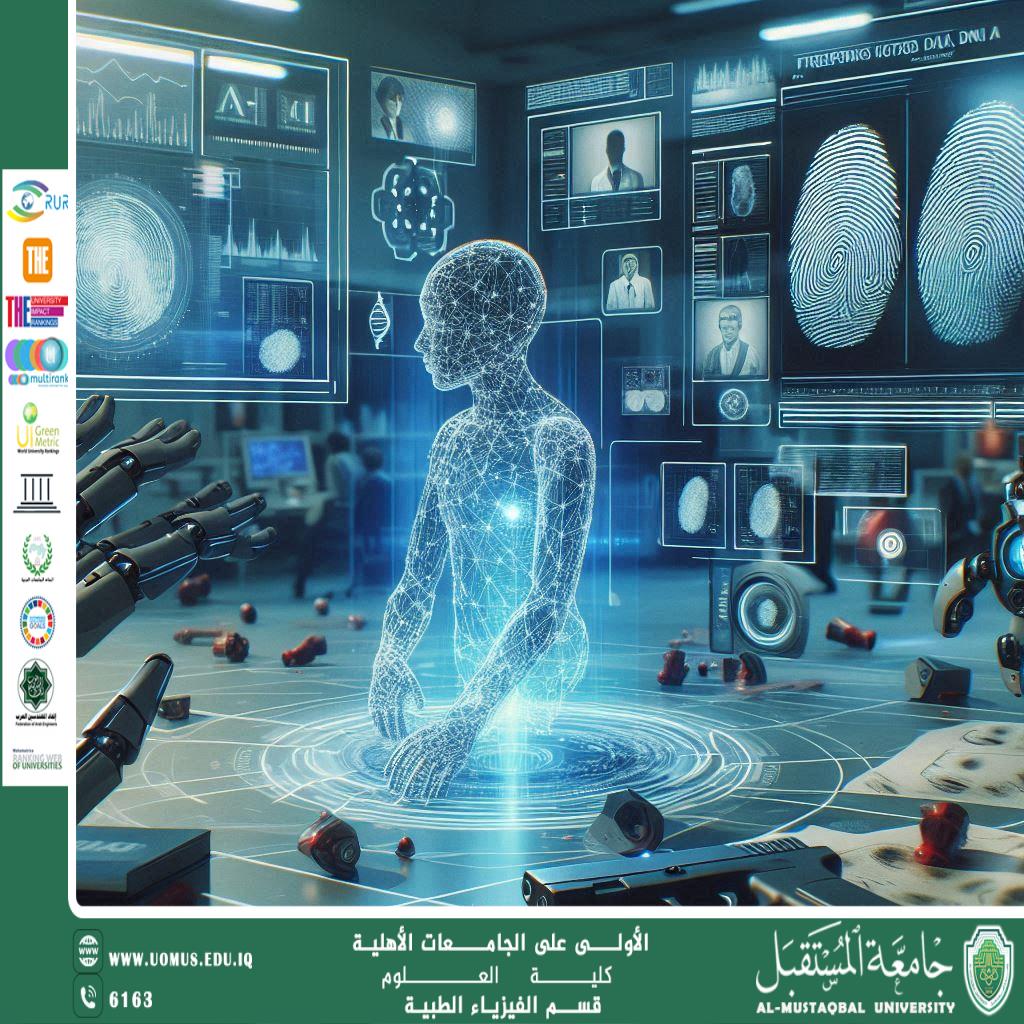 A scientific article by the lecturer (Dr. Feryal Ibrahim Al-Dhafiri) entitled "Applications of artificial intelligence at the crime scene: a revolution in criminal investigations."