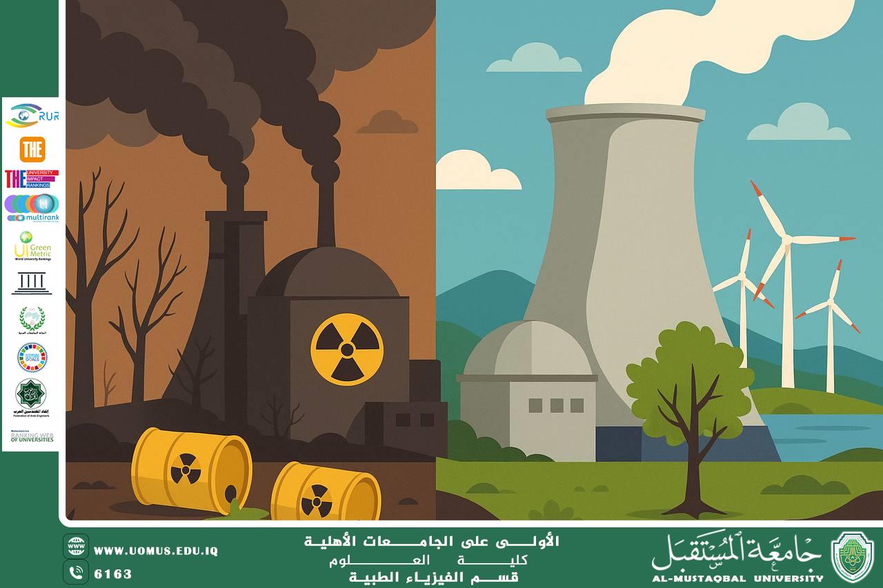 A scientific article by the lecturer ( Assistant Lecturer Samaher Saad) entitled "The Impact of Nuclear Energy on the Environment: Risks and Benefits"