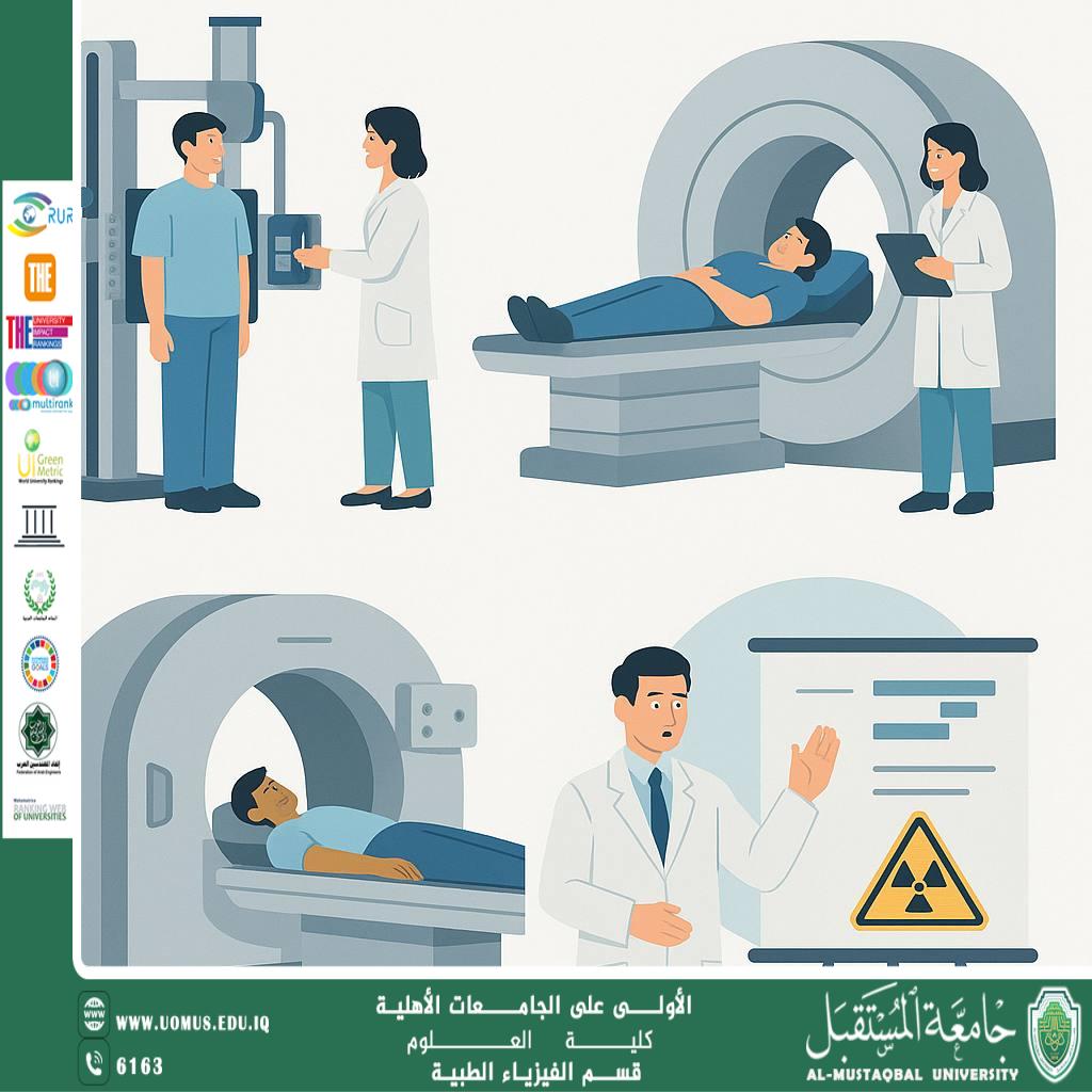 A scientific article by the administrator (Nargis Jassim) entitled “Radiation doses in medical imaging and their impact on patients”