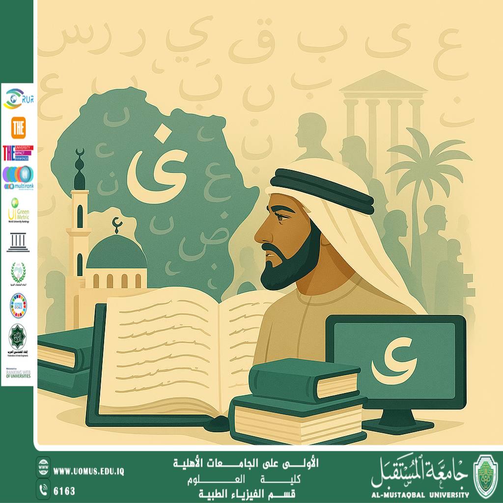 A scientific article by the lecturer (Assistant Lecturer Muhammad Ali Hussein) entitled “The Role of the Arabic Language in Preserving Cultural Identity in the Light of Globalization”
