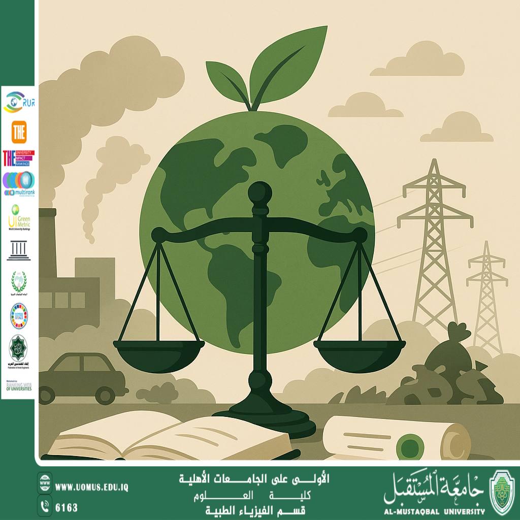 A scientific article by the lecturer (Assistant Lecturer Fatima Makki) entitled “Environmental Law: Protecting the Environment from Pollution”