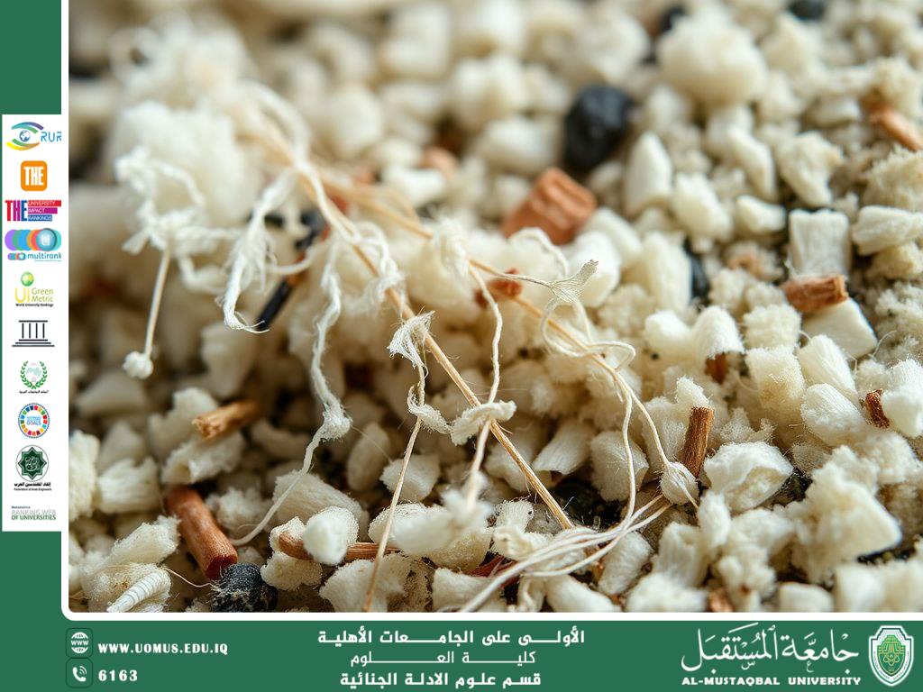 الألياف كأدلة جنائية: دور السجاد والأقمشة في ربط الجاني بمسرح الجريمة (م.م. ريام ثائر احمد)