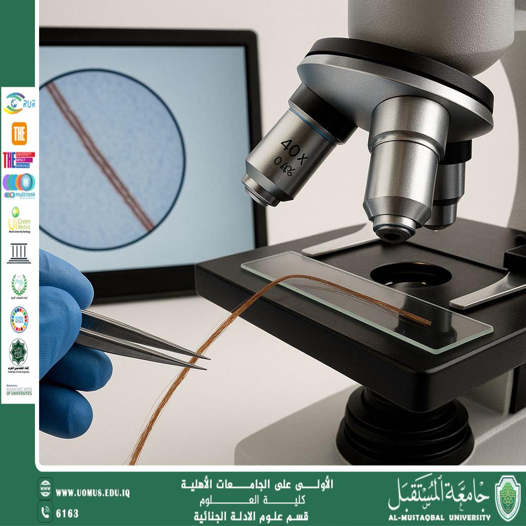 تحليل الشعر في الطب الشرعي: أداة لتحديد الهوية وربط الأشخاص بمسرح الجريمة (م.م. هويدا نزال حسين)