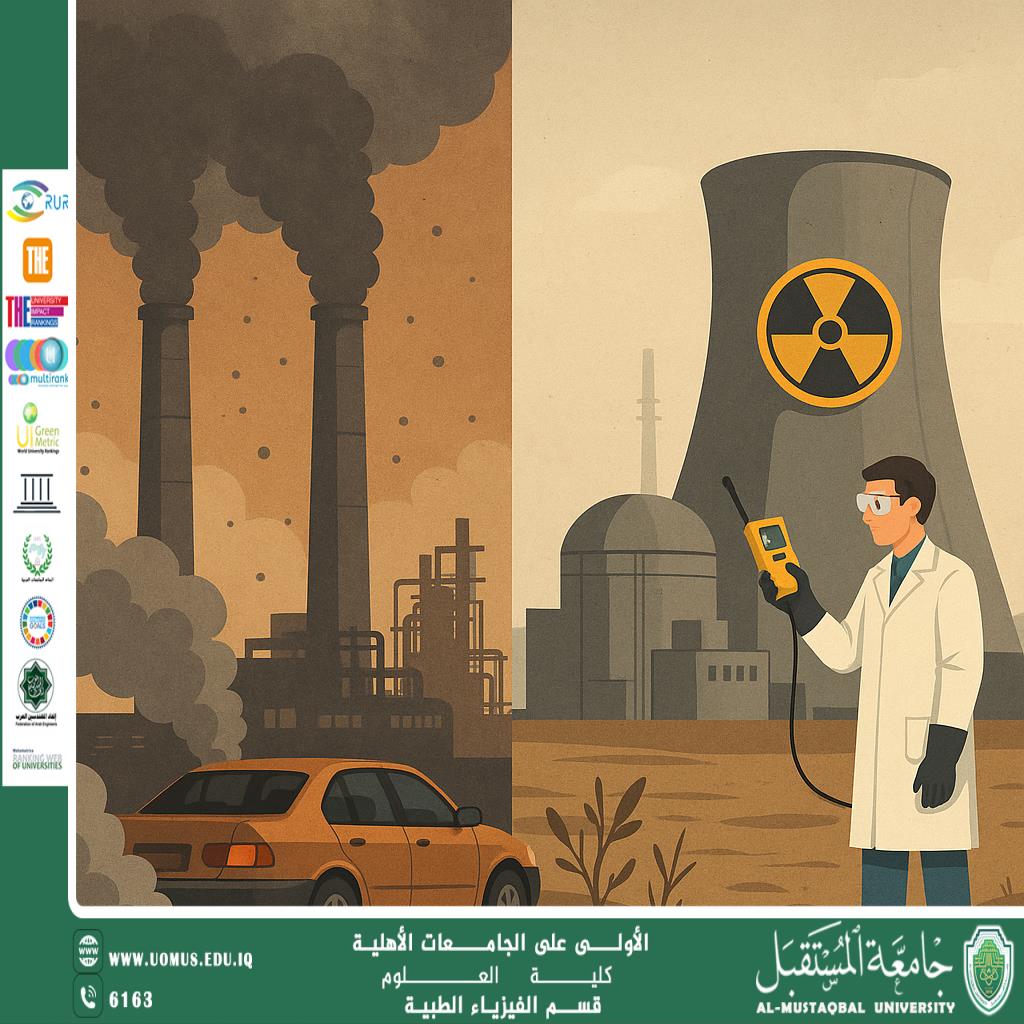 A scientific article by the lecturer (Assistant Lecturer Fatima Basem) entitled “Physics at the Heart of the Battle Against Environmental Pollution”
