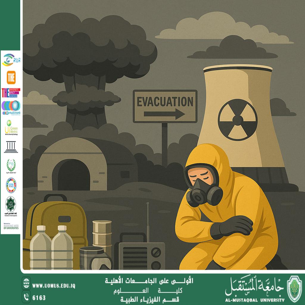 A scientific article by the Head of the Department of Medical Physics (Prof. Dr. Anis Ali) entitled “Methods of protection and safety in the event of nuclear disasters, God forbid.”