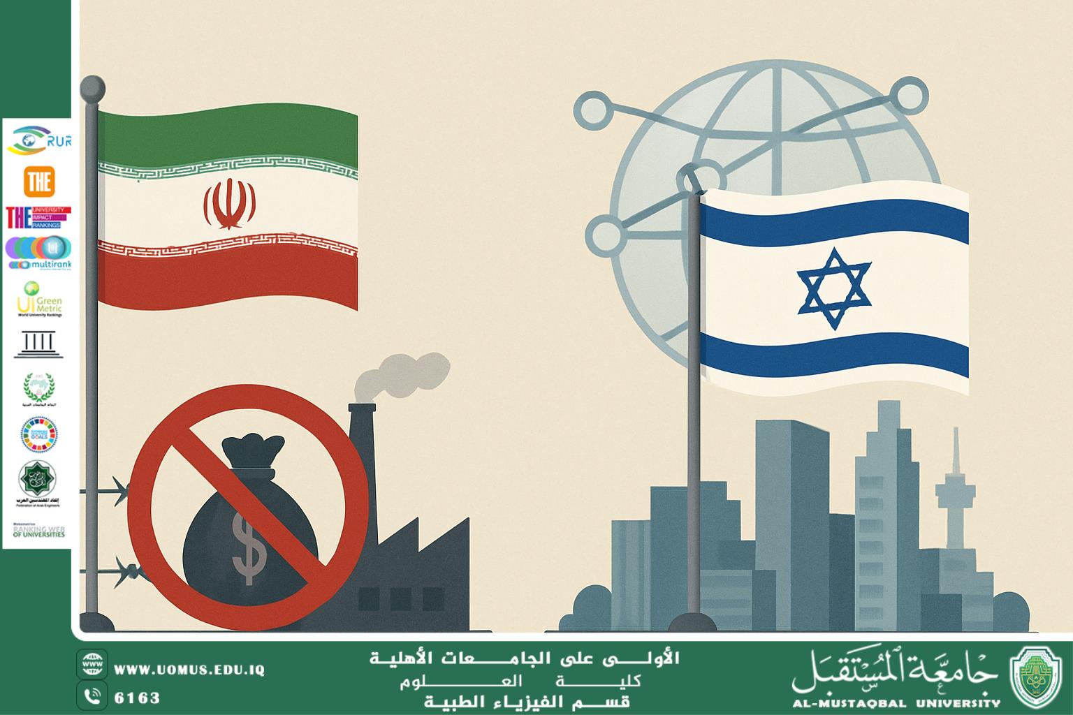 A scientific article by the lecturer (Assistant Professor Al-Shaima Firas Muhammad Reda) entitled “The Impact of Sanctions and International Relations on Attracting Foreign Investment in Iran and Israel”