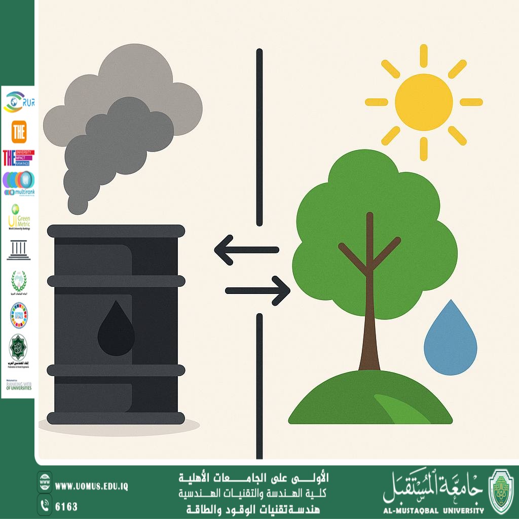 مقارنة بين الوقود الأحفوري والوقود الأخضر