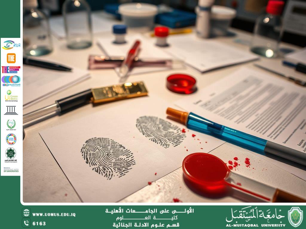 البصمات والأثر البيولوجي كأدلة قطعية في الإثبات الجنائي (م.م. هويدا نزال حسين)