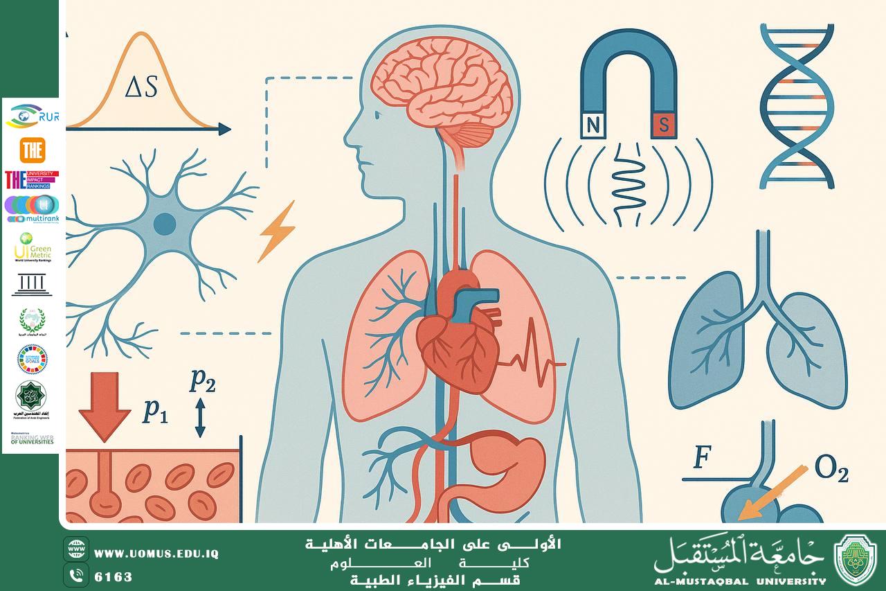 A scientific article by the Head of the Department of Medical Physics (Prof. Dr. Anis Ali) entitled “Scientific Article: The Relationship between Biophysics and Physiological Functions in the Human Body”