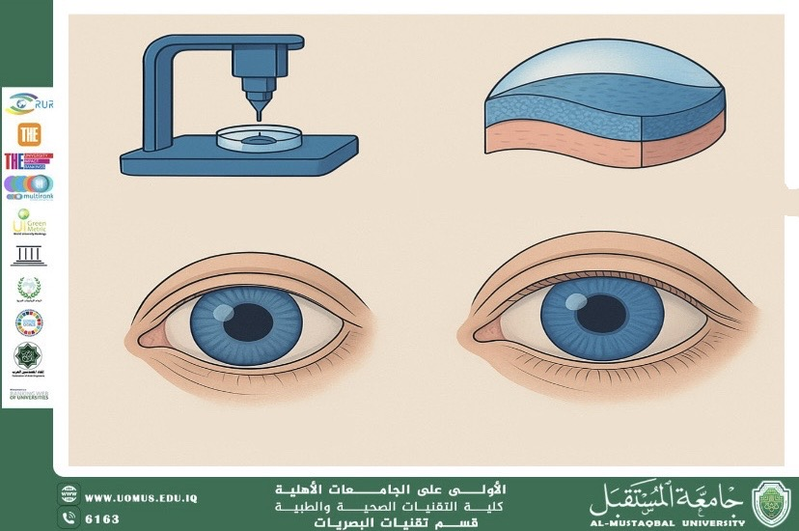 مقالة علمية للتدريسي م.م مهيمن سمير عارف (الطباعة الحيوية ثلاثية الأبعاد في ترميم القرنية: ثورة في علاج فقدان البصر)
