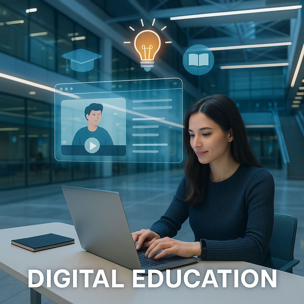 التعليم الرقمي: جسر نحو مستقبل أكثر استدامة(م.م. قصي منير دياب).