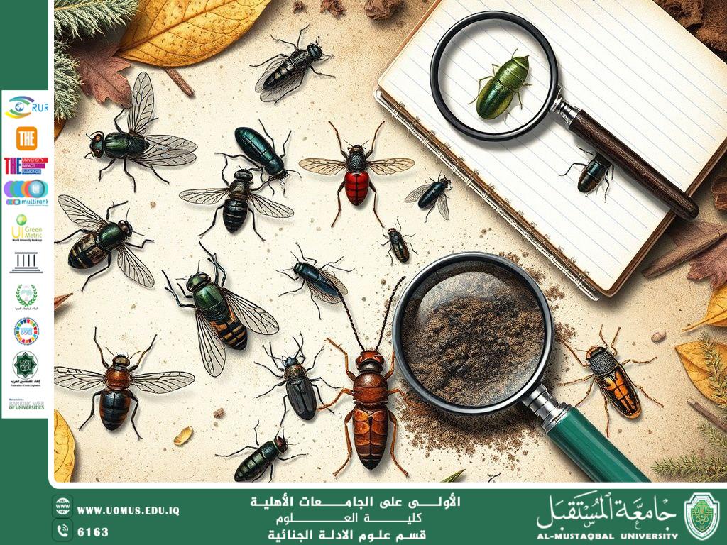 الحشرات والأدلة الجنائية: قراءة بيولوجية في كشف الغموض (م.م. هويدا نزال حسين)