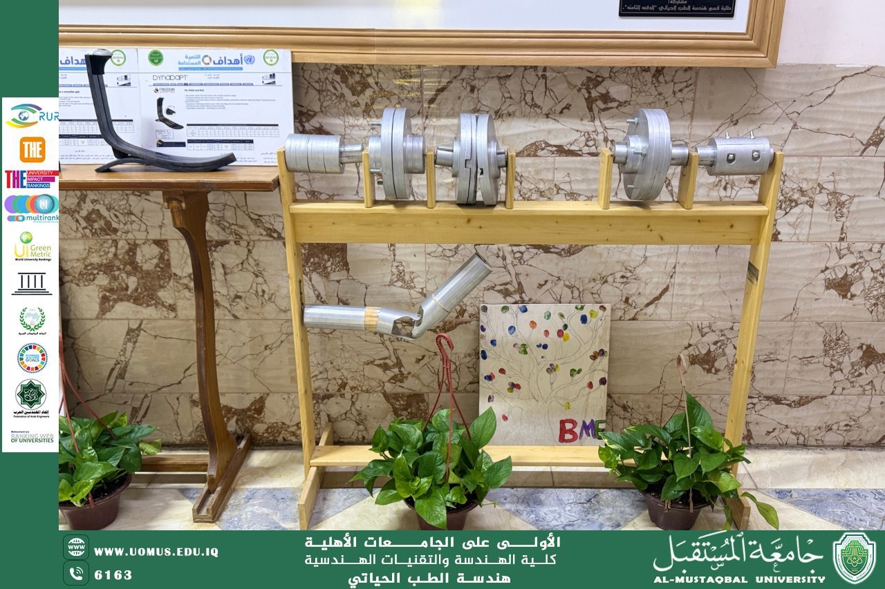 قسم هندسة الطب الحياتي يعزز بيئته باللمسة الخضراء لدعم الاستدامة