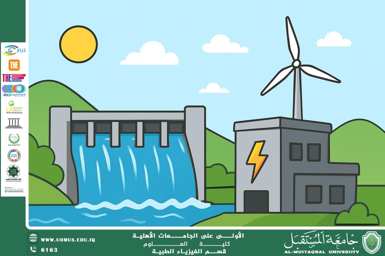 A scientific article by the Medical Physics Department rapporteur (Assistant Professor Israa Hussein Amwishi) entitled “The Importance of Hydropower in Sustainability”