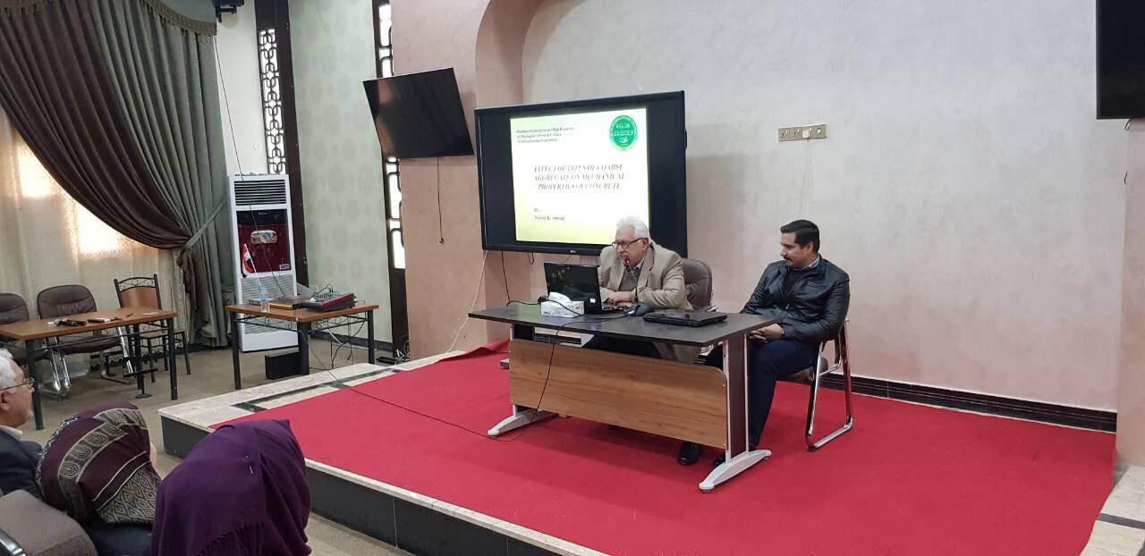 قسم هندسة تقنيات البناء والإنشاءات في كلية المستقبل الجامعة ينظم ندوتين علميتين