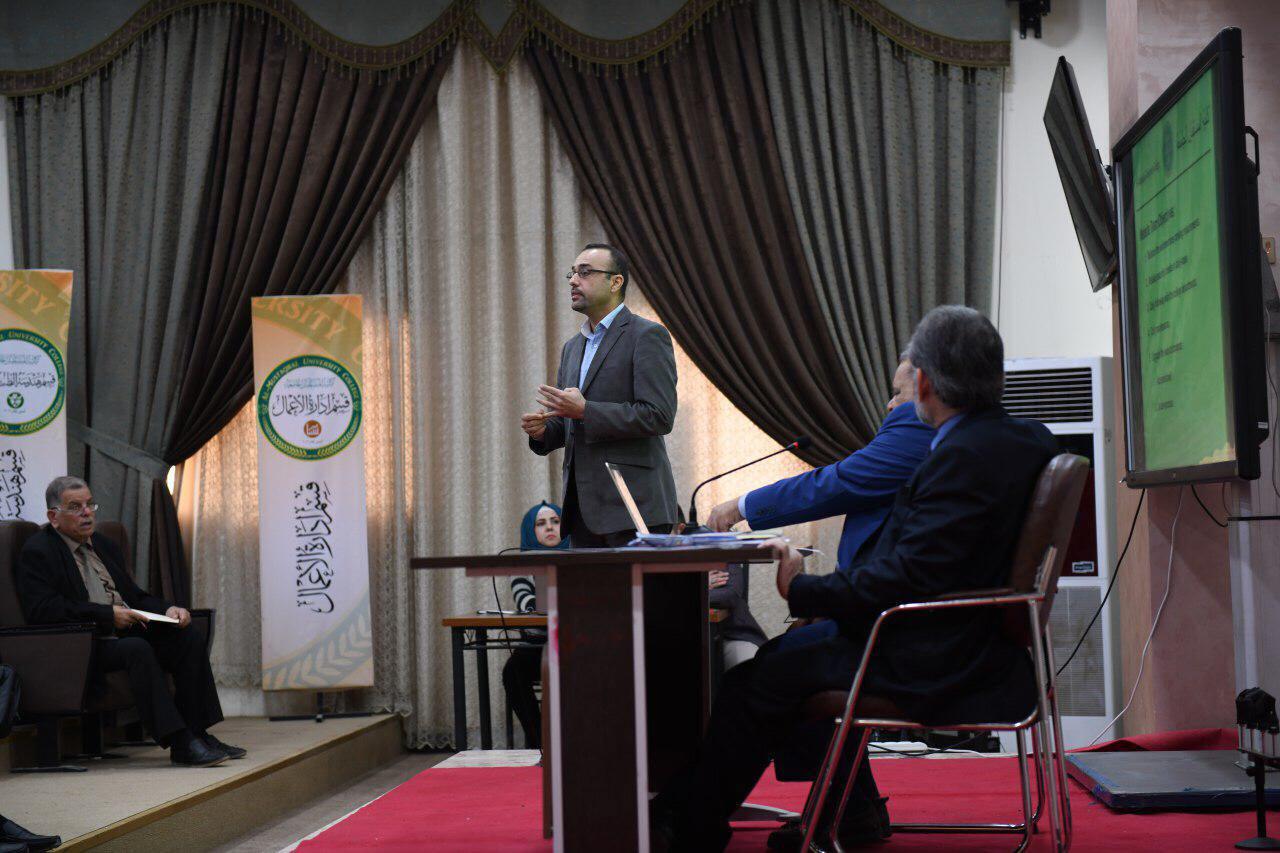 عميد كلية المستقبل الجامعة يترأس اجتماعاً للكادر المتقدم في الكلية