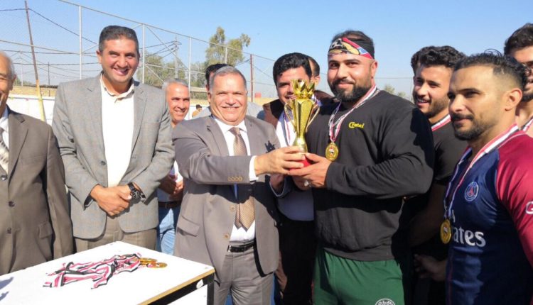 قسم التربية البدنية وعلوم الرياضة في كلية المستقبل الجامعة يقيم بطولة القوة البدنية