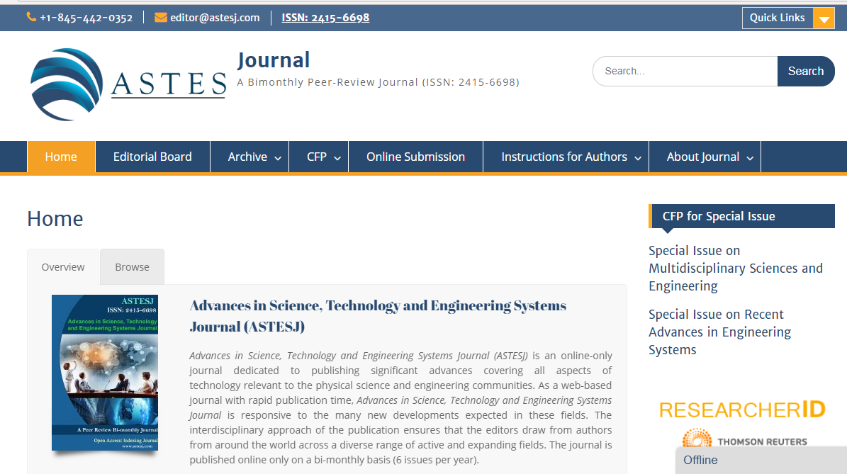 اختيار تدريسي من كلية المستقبل الجامعة كمقيم دائم في احدى المجلات العالمية